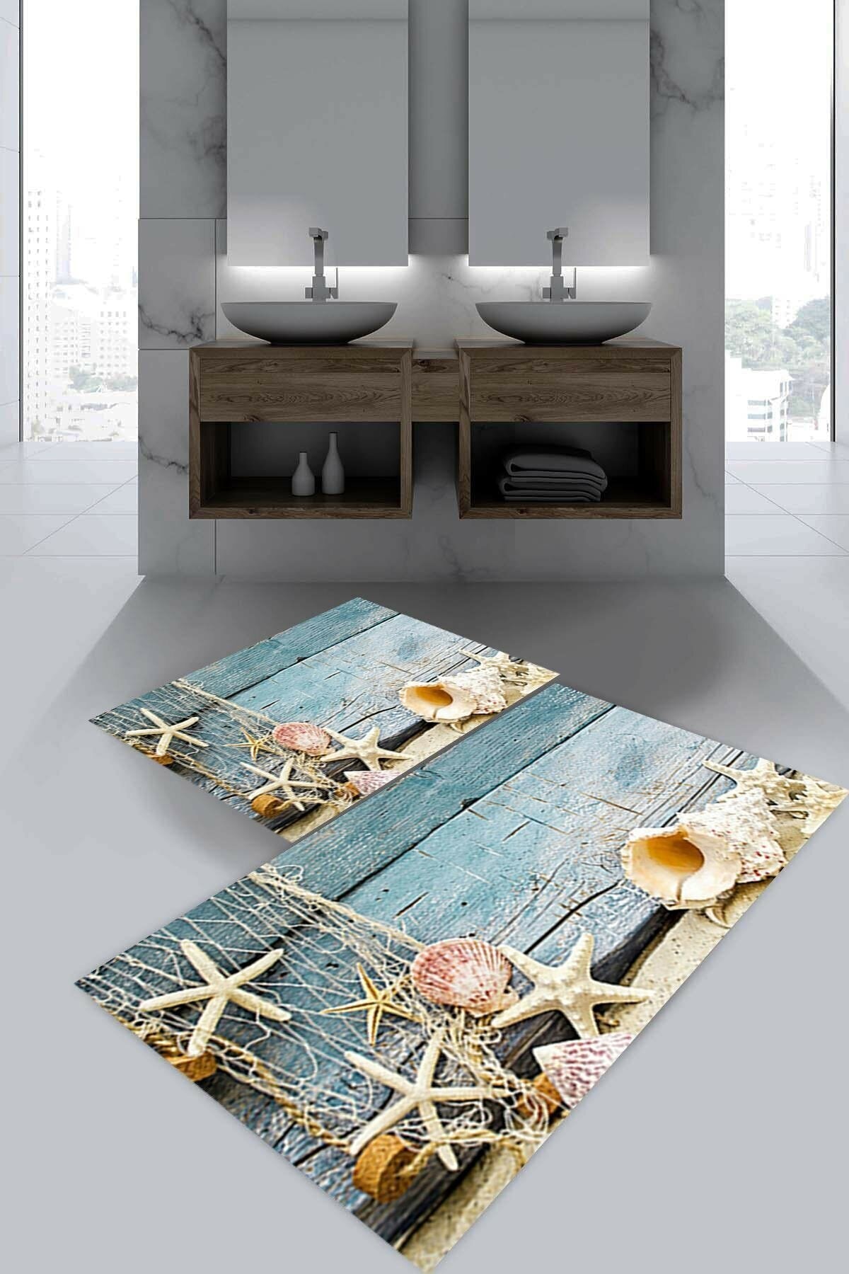 Resmiro Deniz Yıldızı Banyo Paspası