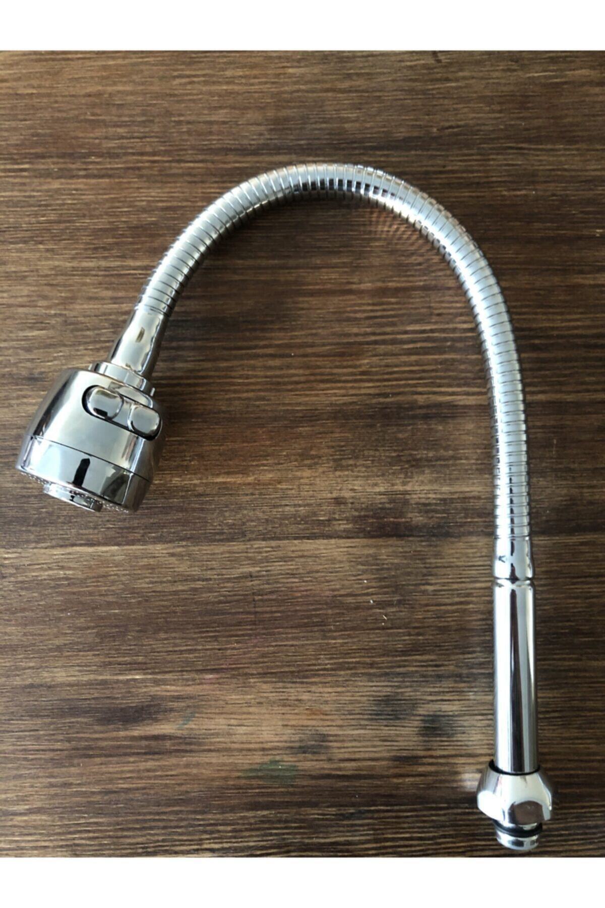 MurCell Oynar Başlıklı Iki Fonksiyonlu Krom Lavabo Başlığı Kubar Ve Iki Fonksiyonlu Mutfak Lavabo Başlığı