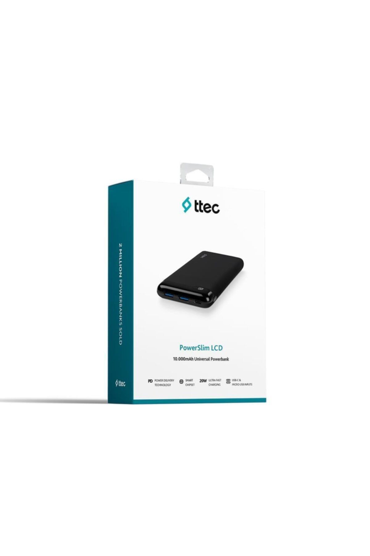 Ttec Powerslim Lcd Pd 10.000 Mah 20 W Taşınabilir Şarj