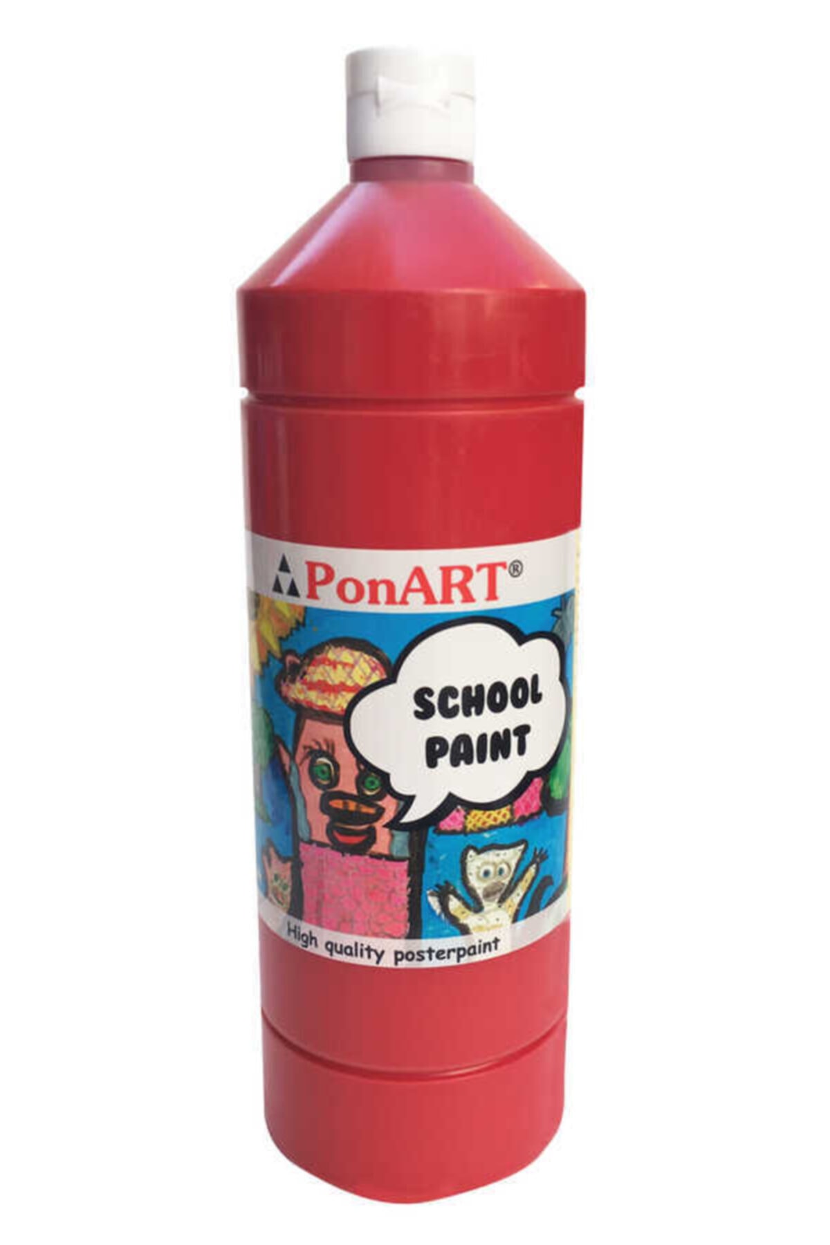 Ponart School Paint Açık Kırmızı 1000ml