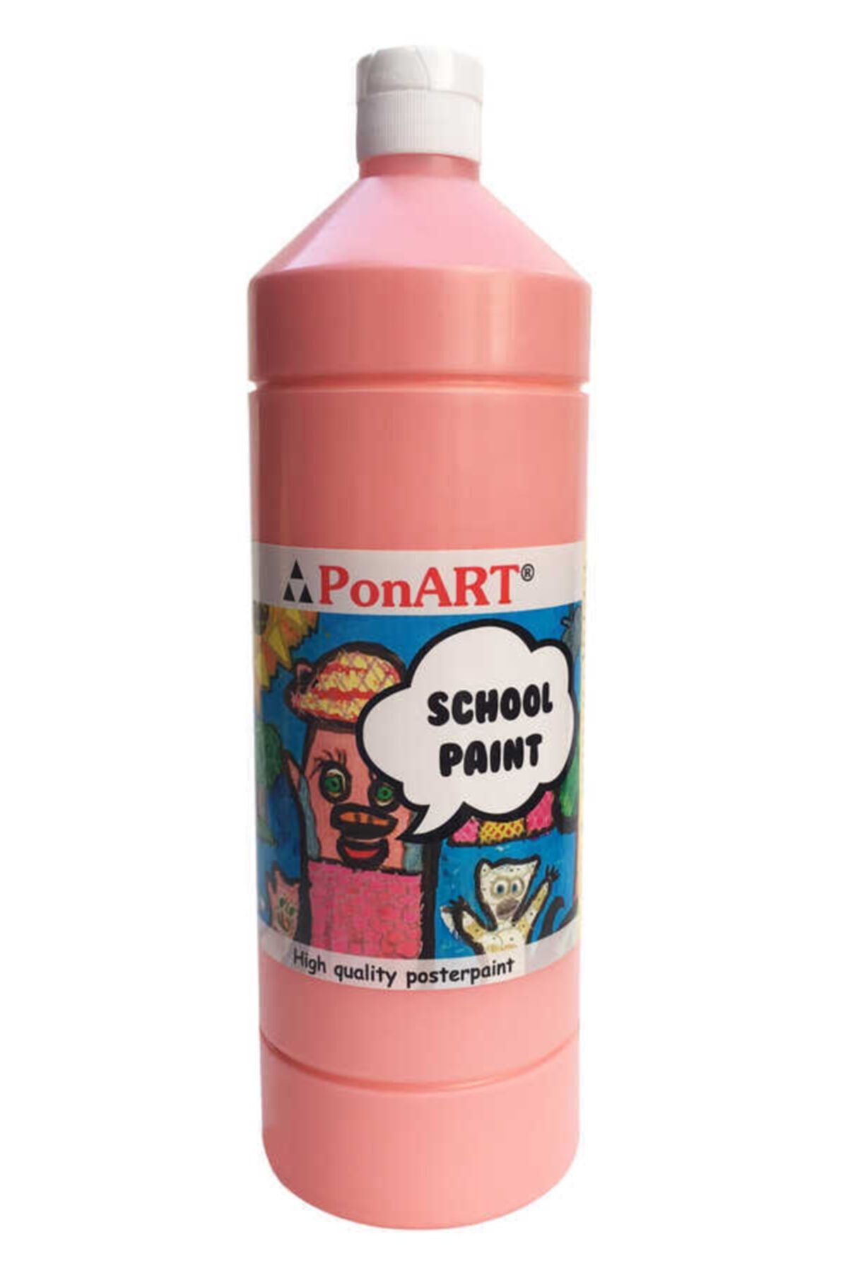 Ponart School Paint Pembe 1000ml