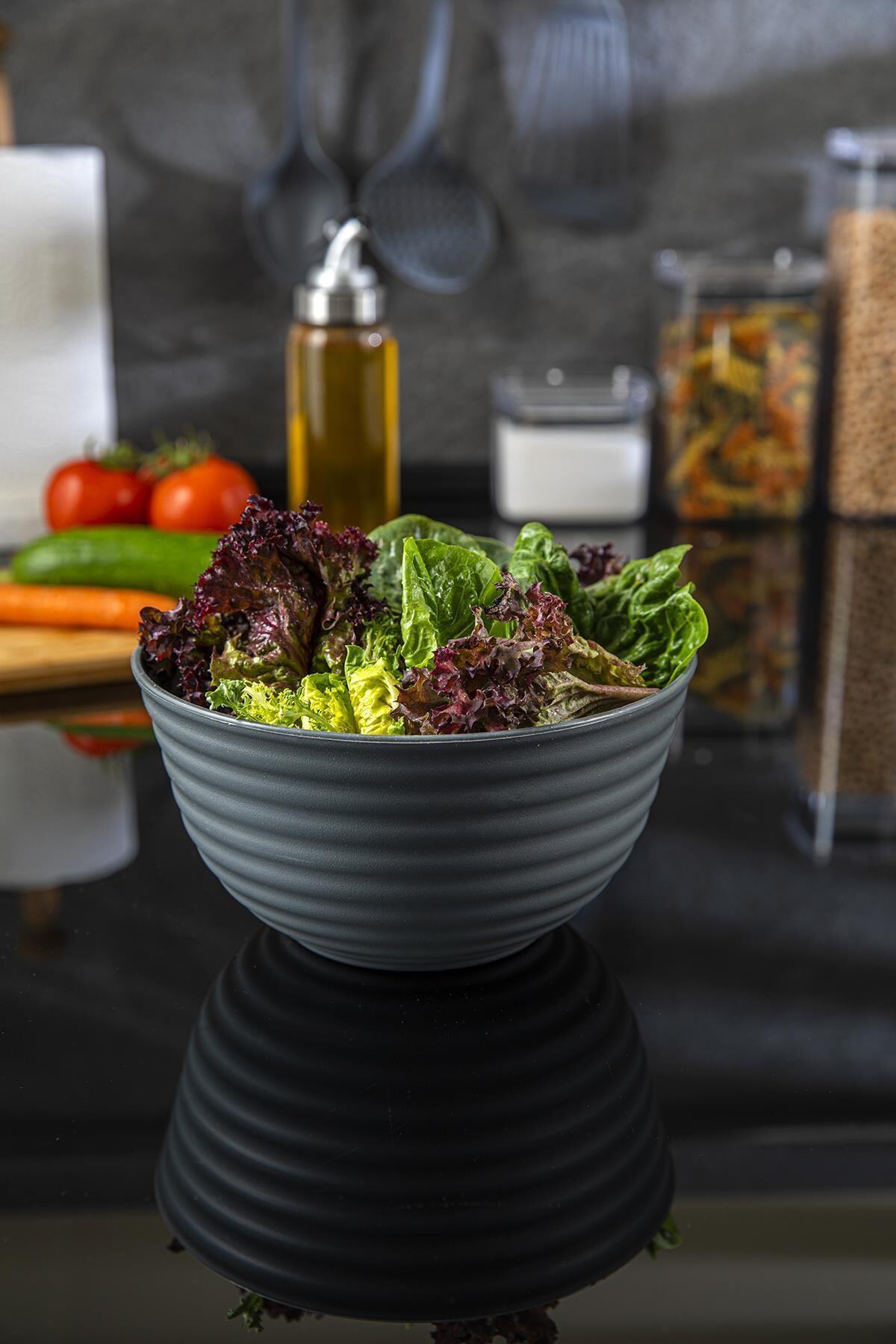 Doreline Vera Midi, Plastik Salata Ve Meyve Sunum Kasesi 1,8 Lt - Ø19