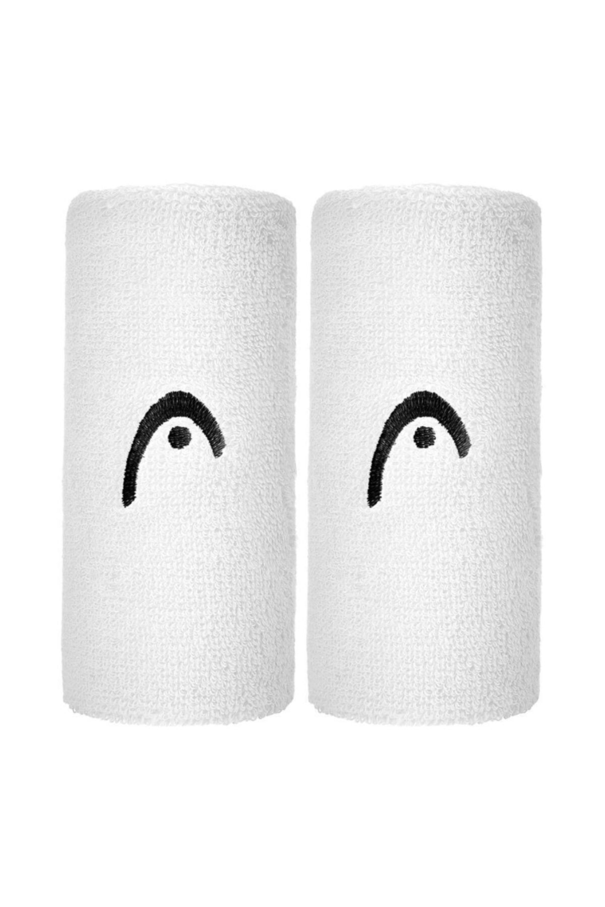 Head Wristband 5'' Beyaz Çift Tenis El Bilekliği