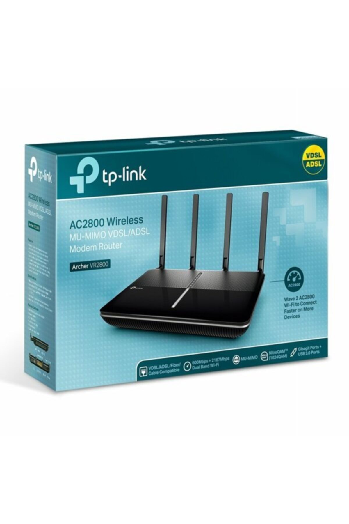 TPLINK Archer-vr2800 Ac2800 Vdsl/adsl Modem Route