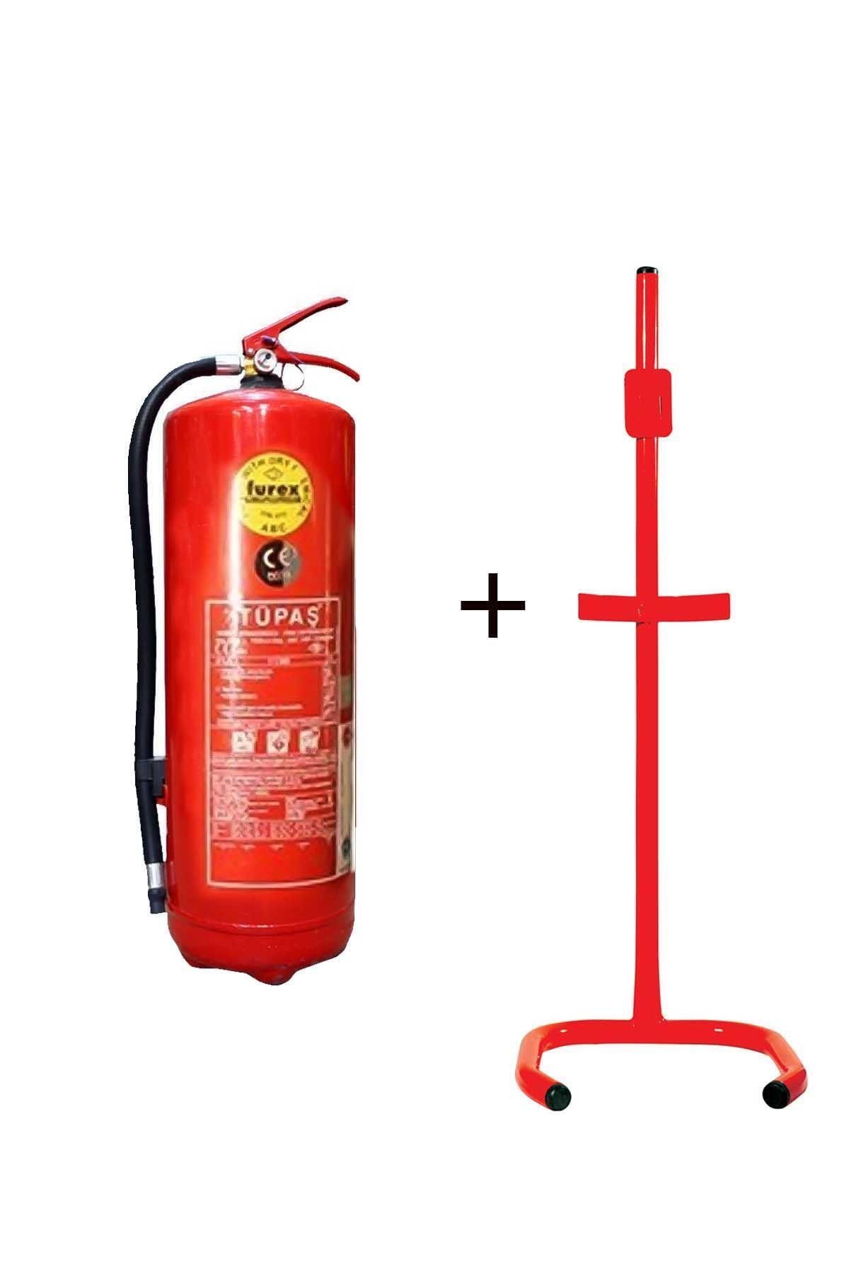 Tüpaş 6 kg Yangın Tüpü Ve C Tipi Sehpa 2li Set