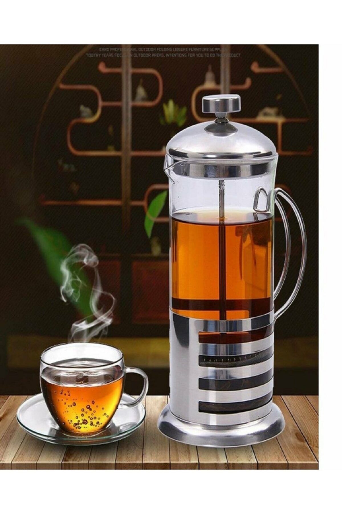 ELMADALI Bitki Çayı Demliği & Demleme & French Press Bitki Çayidemliği 600ml