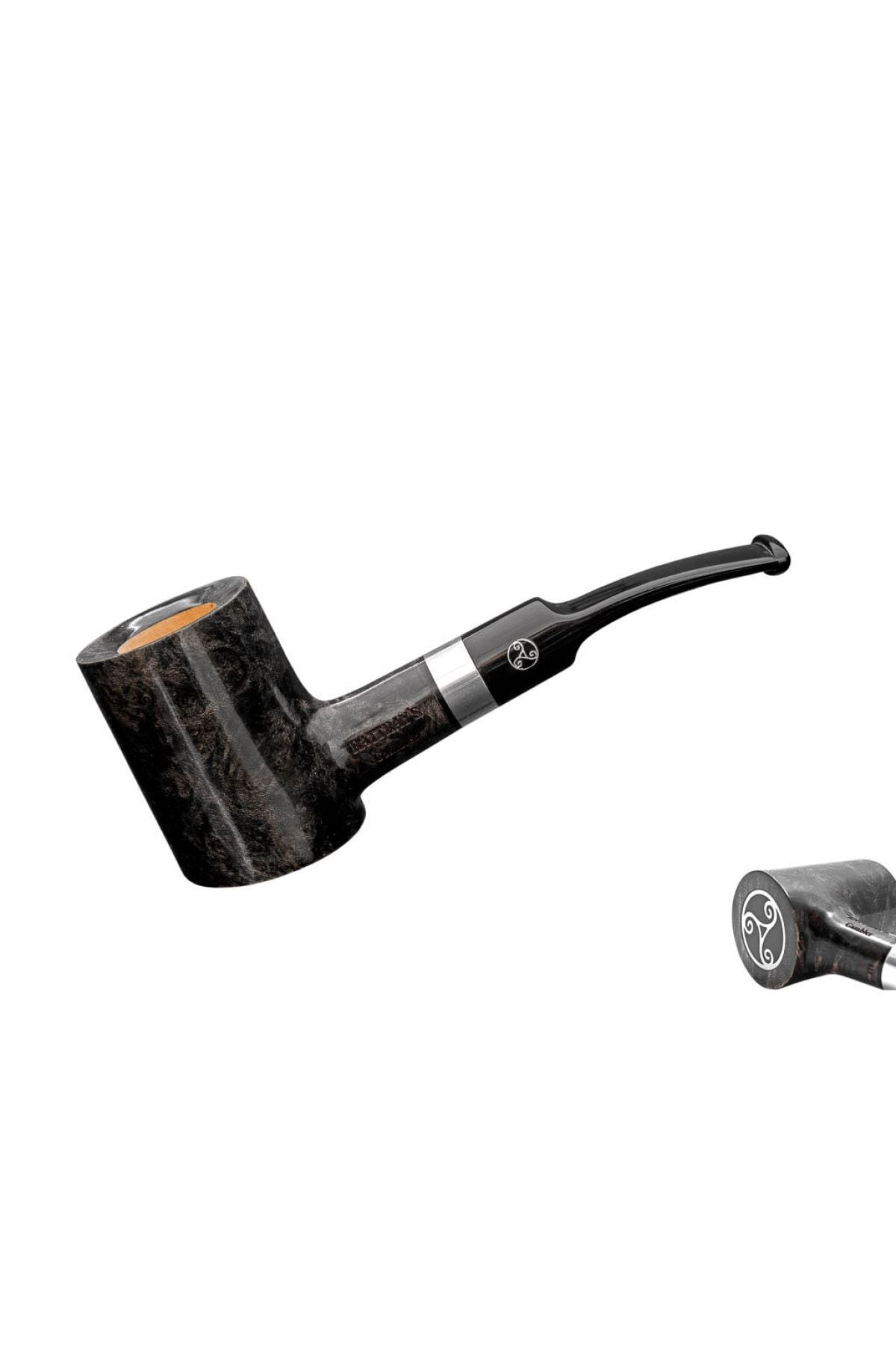 Rattray's Gambler Grey 9mm. Filtreli Akrilik Saplı Pipo