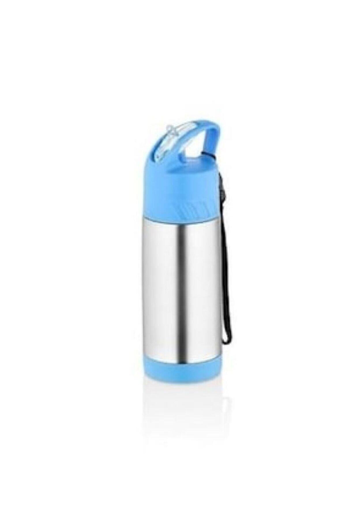 Muba Consept Renkli Çelik Matara Suluk 500 Ml Mavi