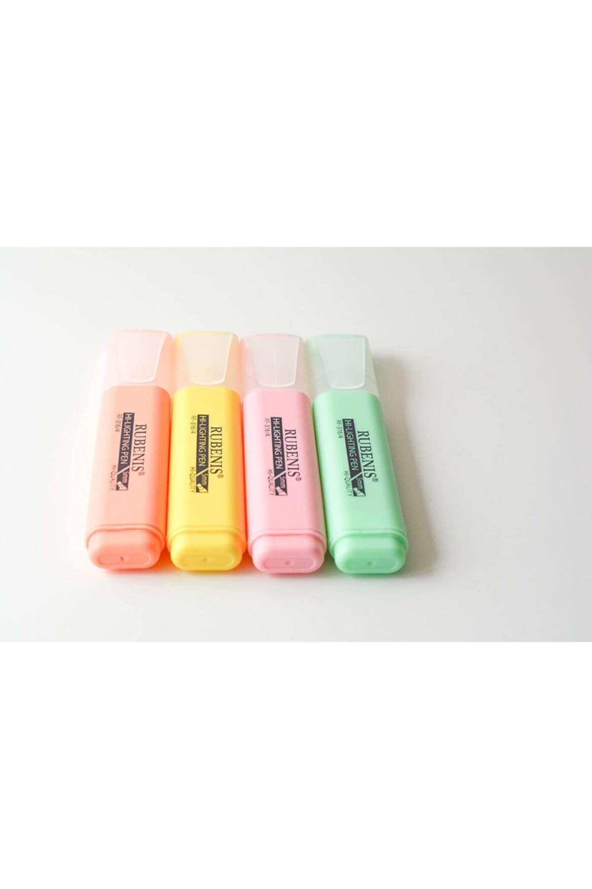 Rubenis 4'lü Pastel Renk Fosforlu Kalem Seti (hı_lıghttıng Pen Set)