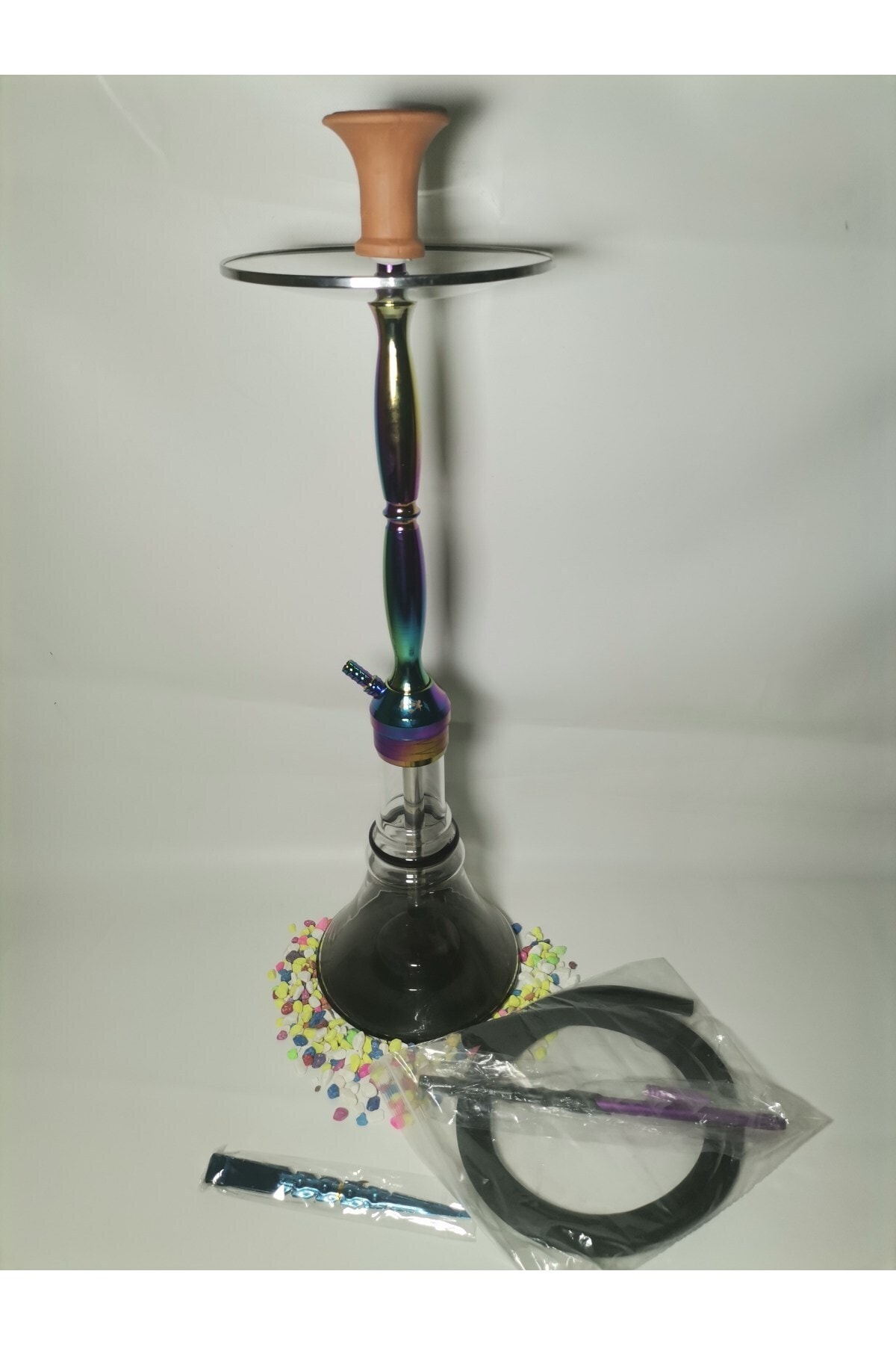 WolfHookah Neon Premium Gövdeden Tahliyeli Nargile Takımı