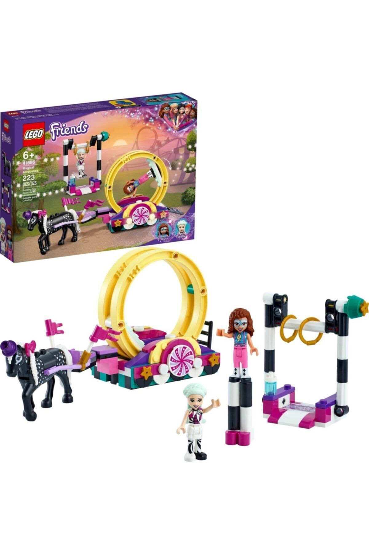 LEGO ® Friends Sihirli Akrobasi 41686 Yapım Seti; Jimnastik Hediyelerini Seven Çocuklar Için Karnaval
