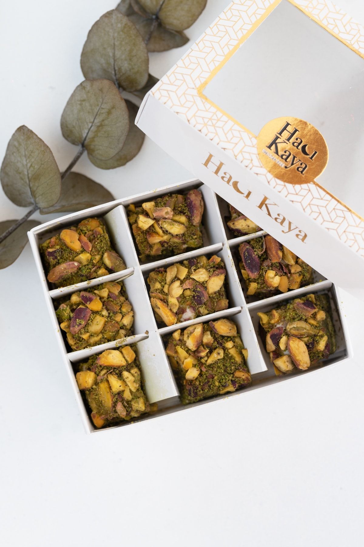 hacı kaya butik helvacısı Fıstık Ezmeli Hünkar Lokum - Hediye Paketi(250gr)
