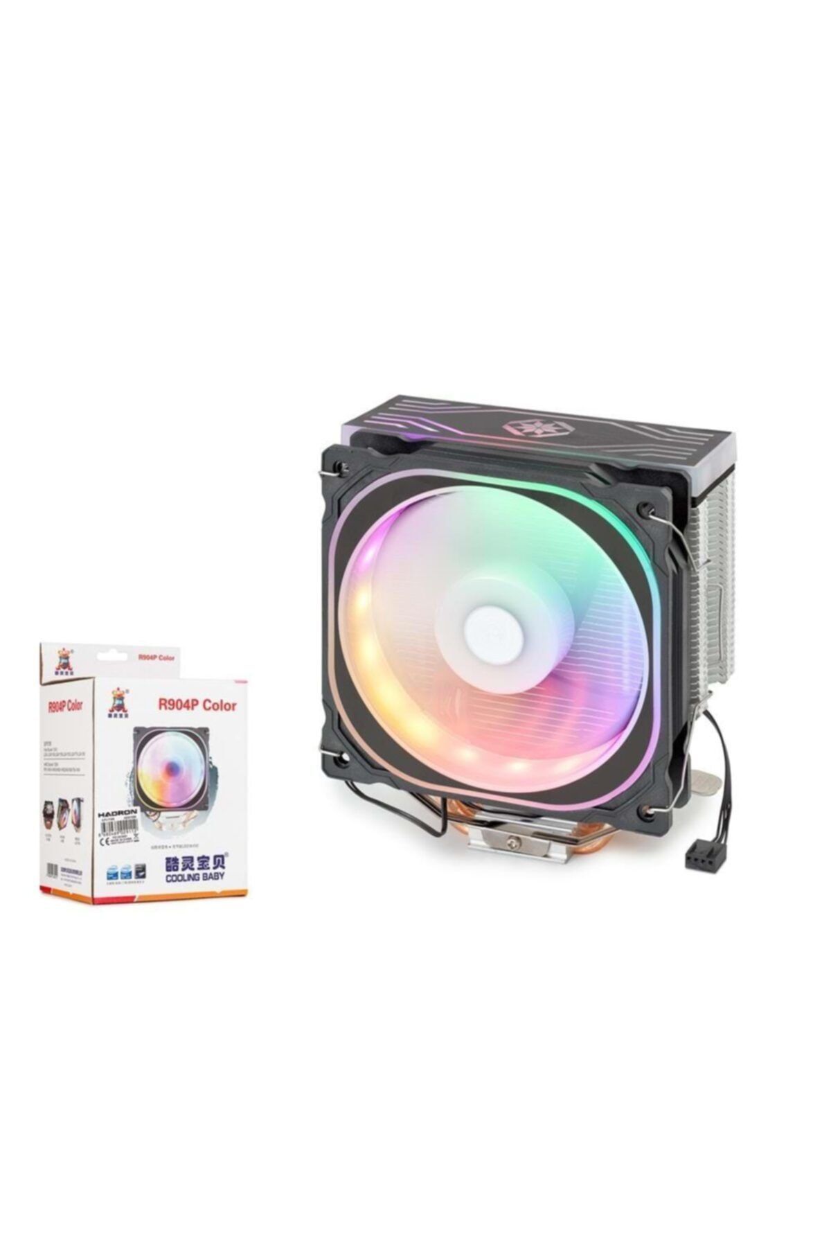 ENSONBİZDE Hadron Hdx1509 Işlemci Fanı 12cm Rgb Kule Tipi Soğutucu