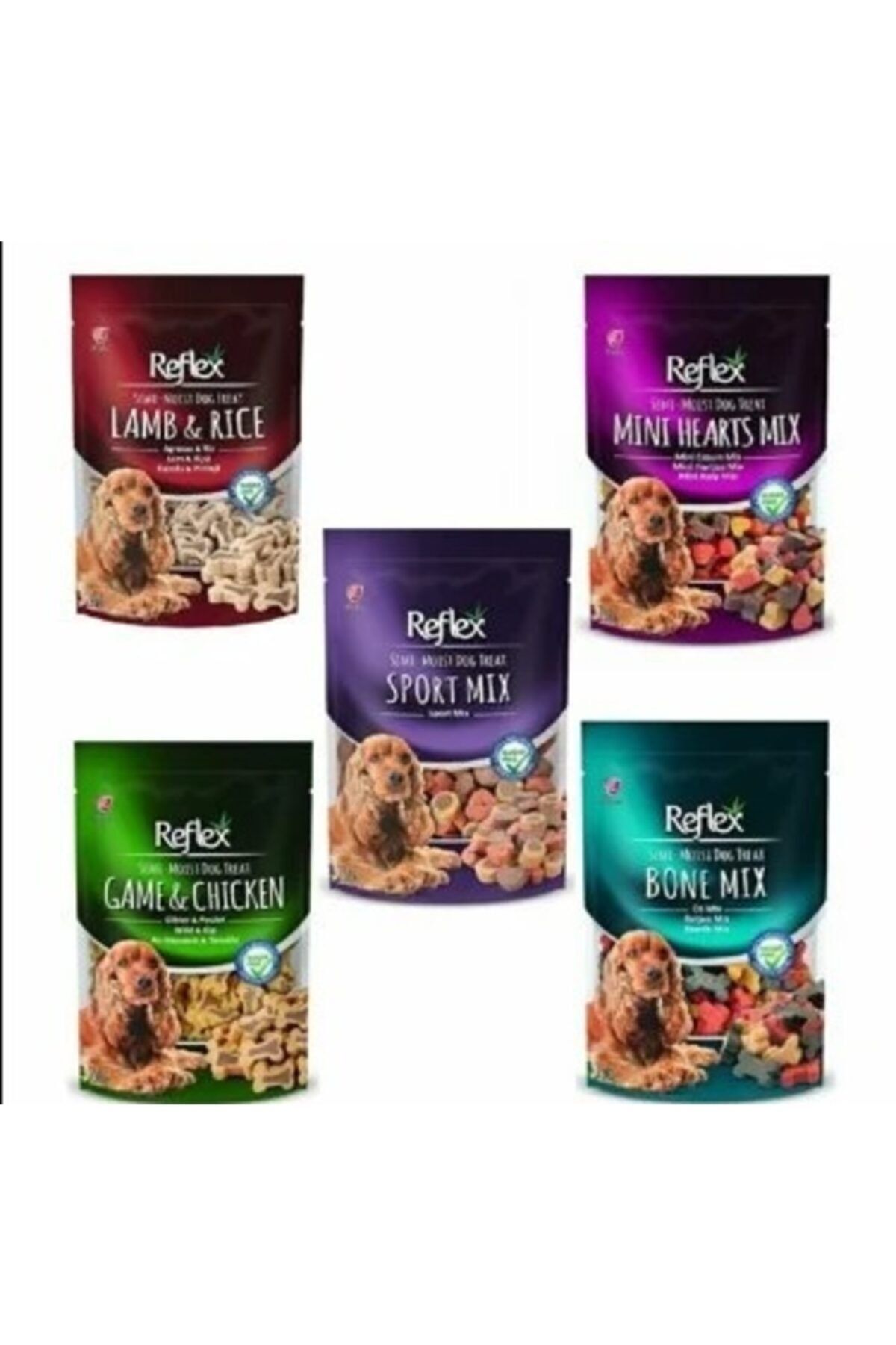 Reflex Semi-moist Karışık Köpek Ödülü 5 X 150 G