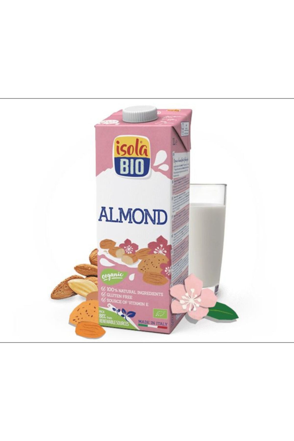 İsola Bio Glutensiz Organik Badem Içeceği 1lt.