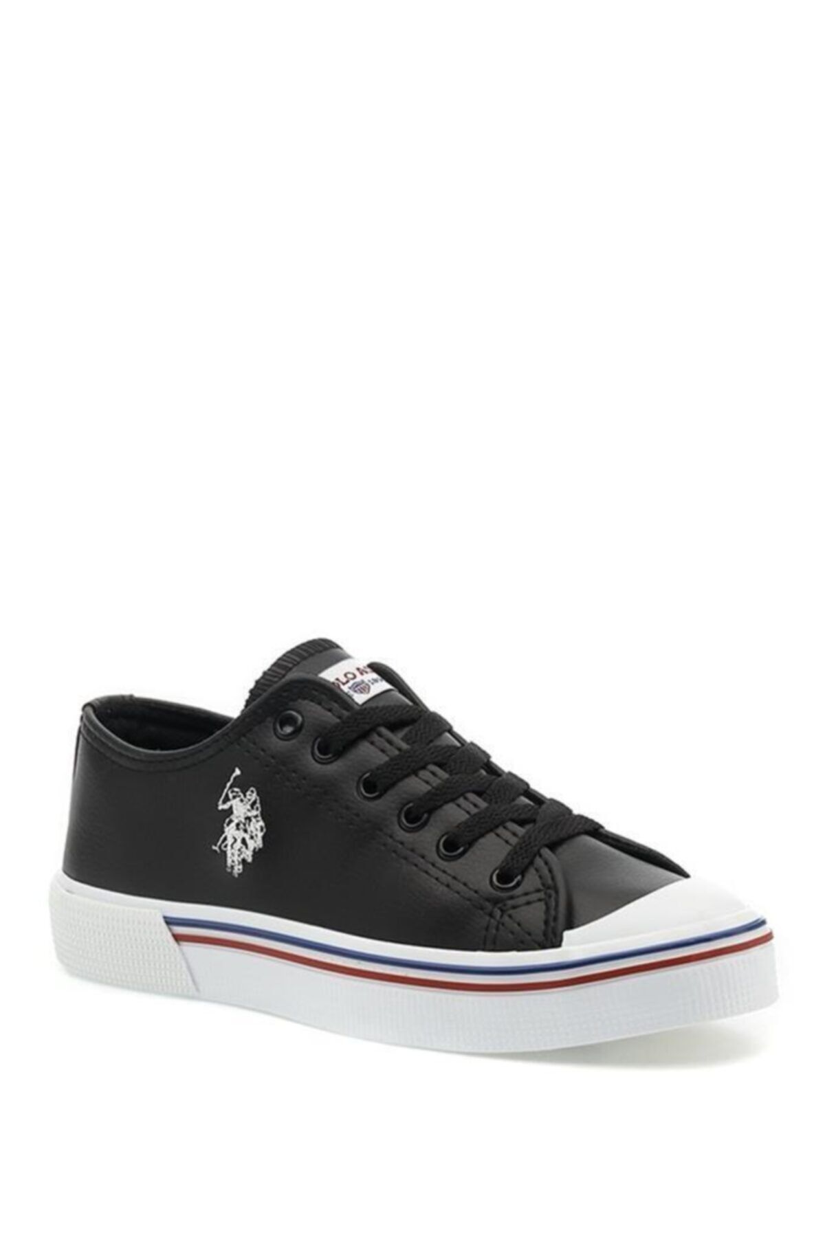 U.S. Polo Assn. Siyah Unisex Havuz Taban Cilt Sneaker