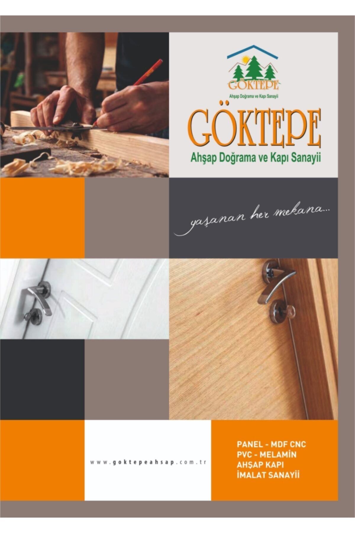 göktepe ahşap Iç Oda Kapisi