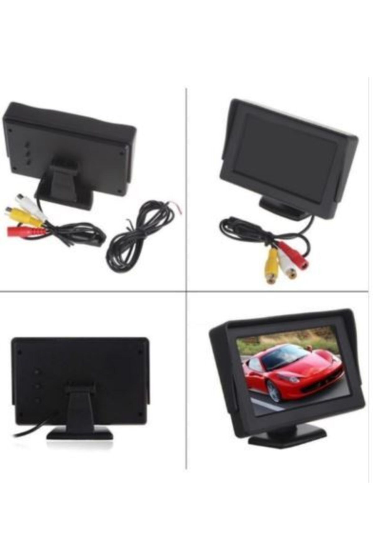 AUDİOMAX 5 Inç Lcd Araç Monitör Geri Vites Kamerası Uyumlu 5 Inç 530