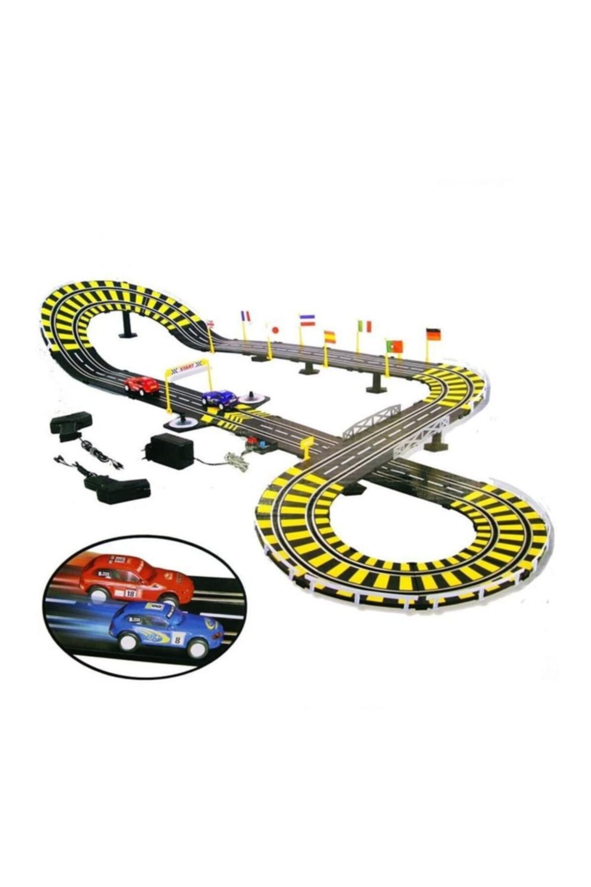 CAN OYUNCAK Speed Car Kumandalı Yarış Pisti