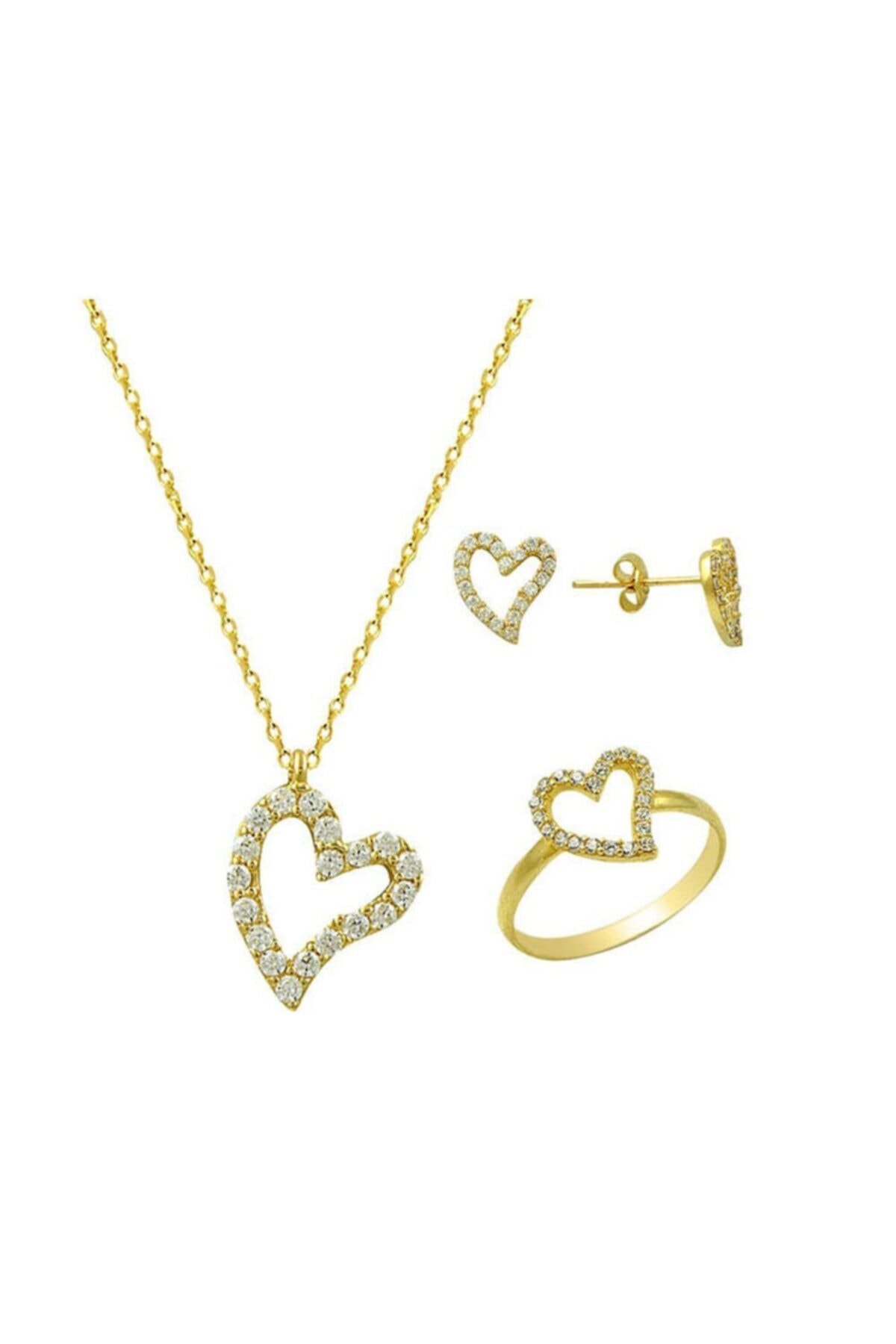 Altınbeyi Üçlü Set Kalpli Altın 5.01 Gram