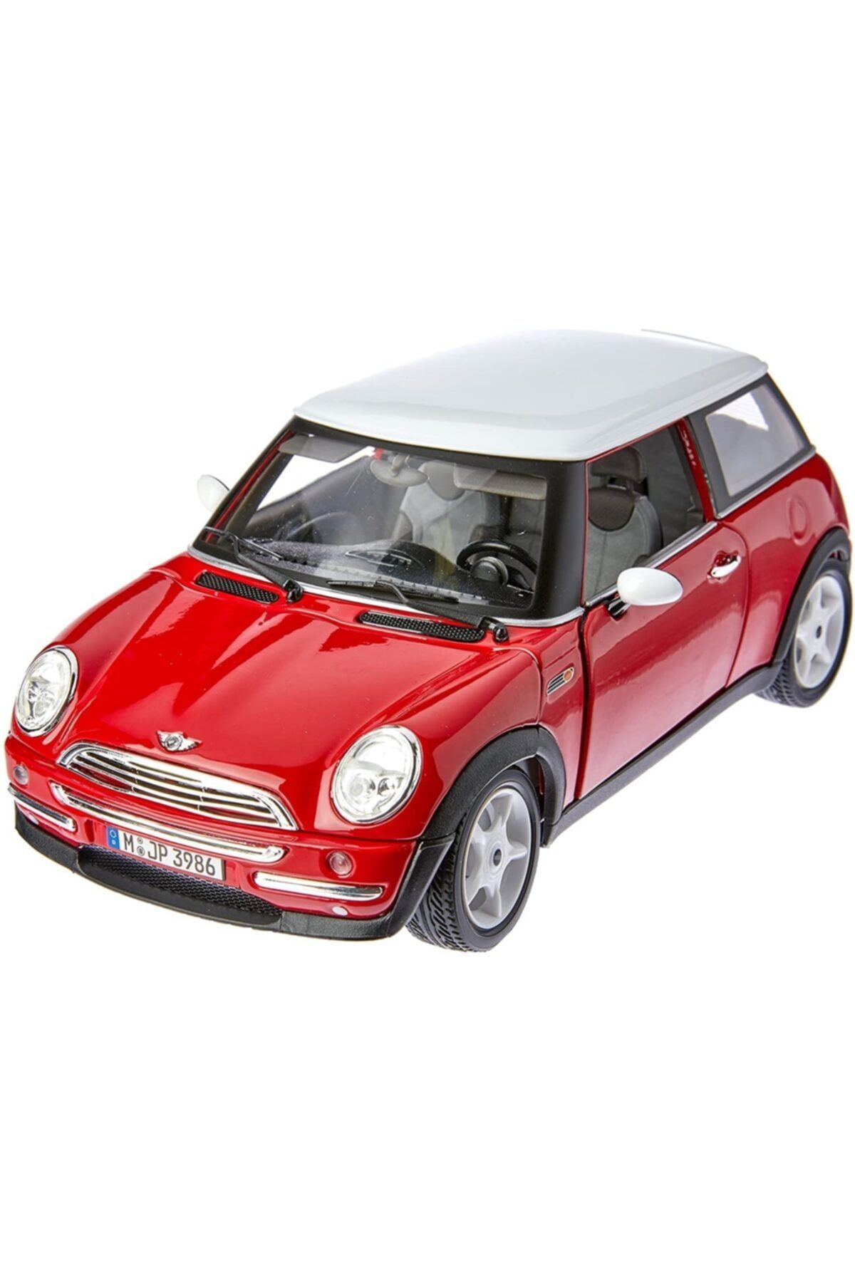 BBURAGO 1:18 Mini Cooper 2001 Kırmızı Model Araba