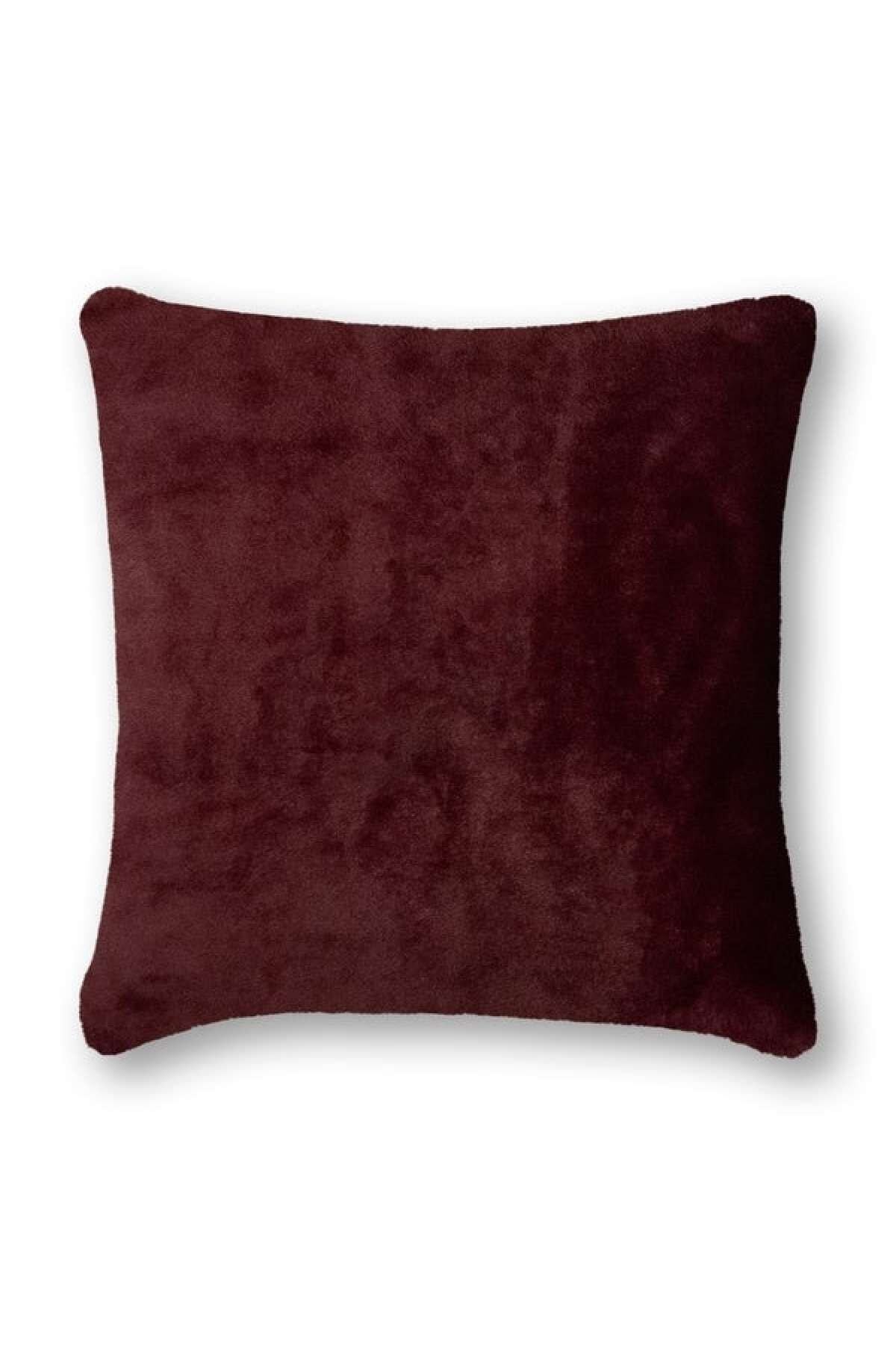 MotherWork Peluş (rabbit) Tavşan Yastık Kılıfı Bordo 45x45