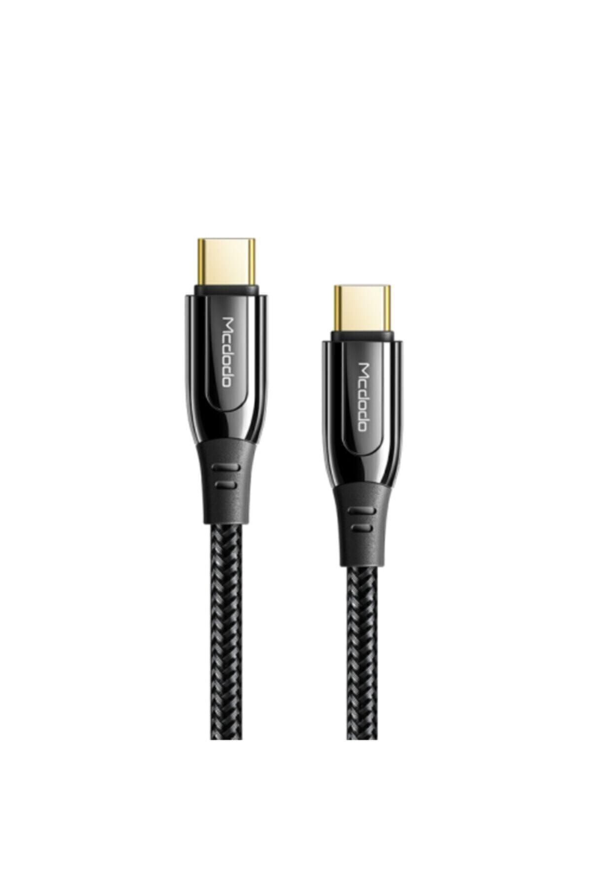 Mcdodo 100w 5a Type C To Type C Pd Hızlı Şarj Kablosu Siyah 1.2mt Ca-8120