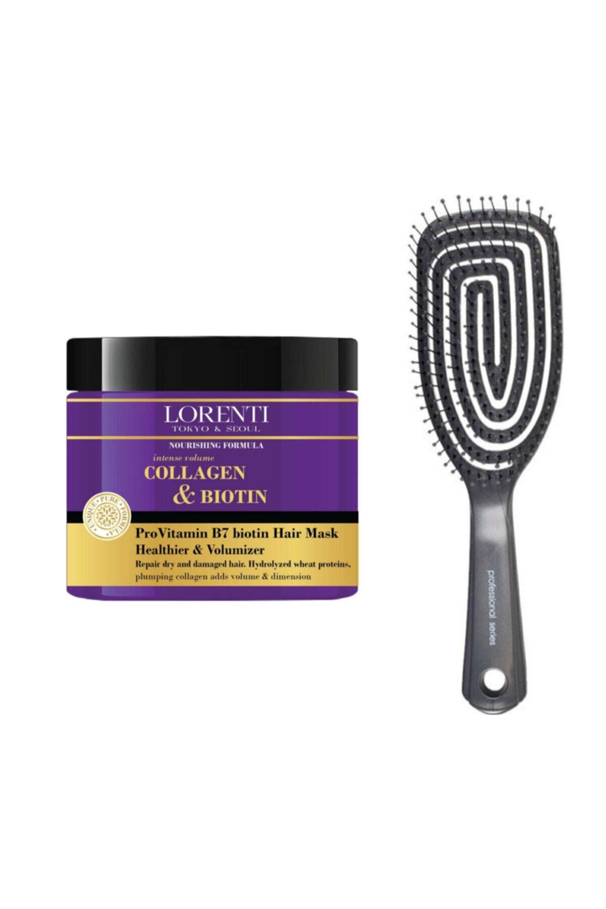 LORENTİ Collagen & Biotin Provitamin B7 Dolgunlaştırıcı Kolajen Saç Maskesi 500 ml Ve Nascita Pro Üç