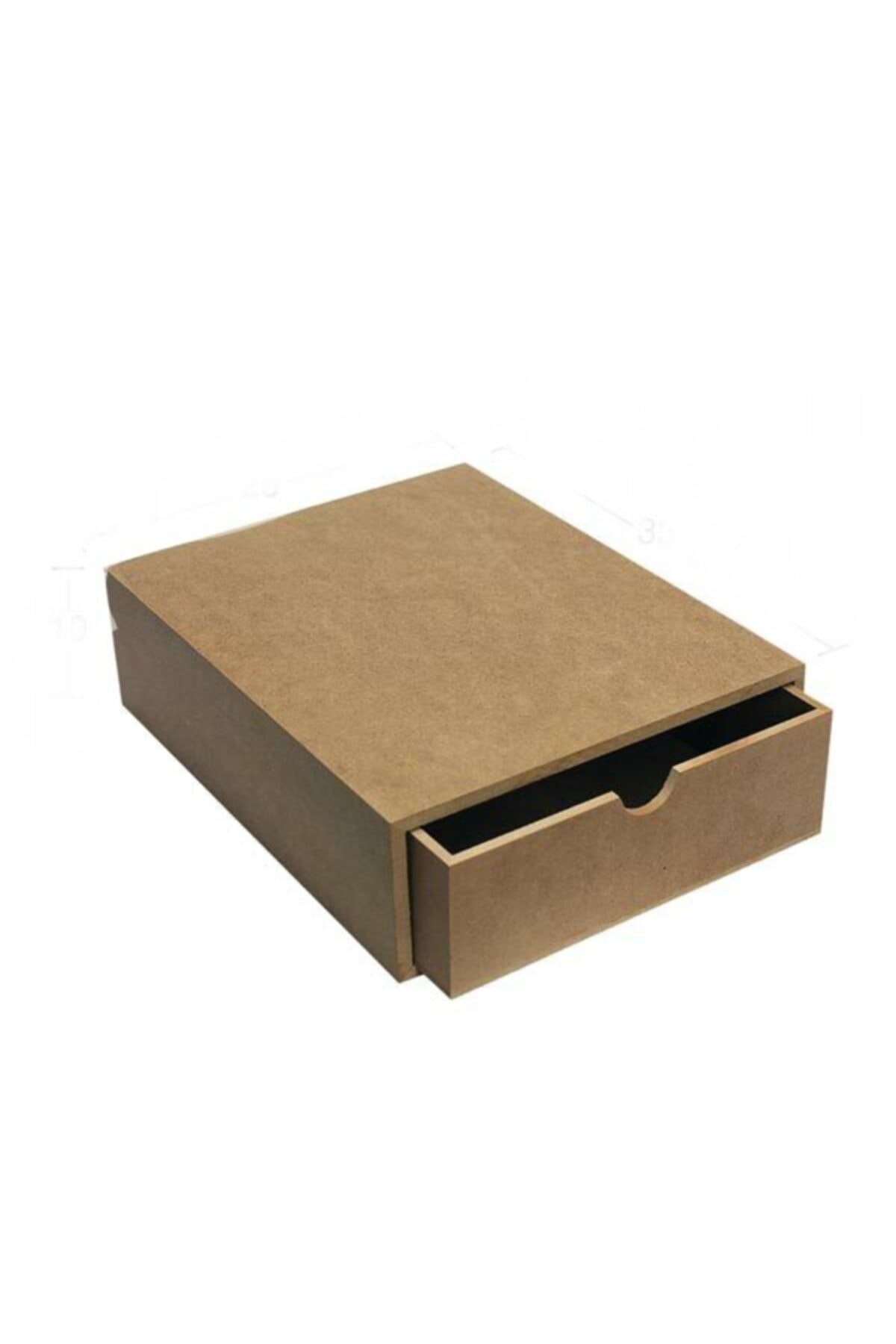 Tasula Hobi Mdf Çekmece Kutu 10x25x33cm - Ku-314