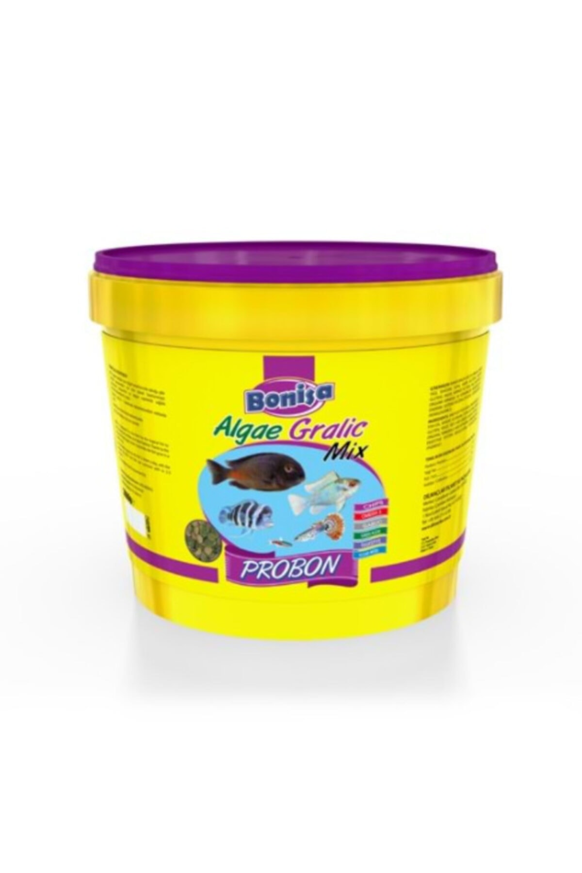 bonisa 2400 Gr Probon Algea Garlıc Mix Kova Balık Yemi