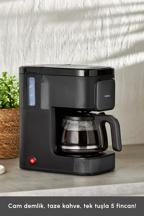 Just Coffee Aroma 2 in1 Filtre Kahve Makinesi Black Image 3