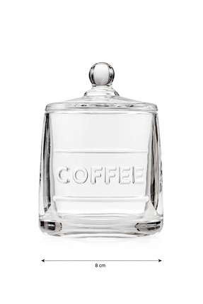LCW HOME Renksiz Cam Kahve Kavanozu 8 Cm Image 3