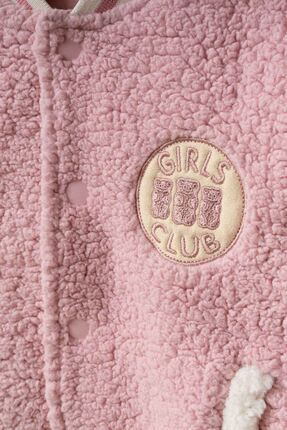 3-8 Yaş Lisanslı Unisex Boomber Kolej Mont-Pudra Image 2