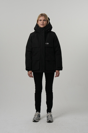 Kadin Mont Kapüşonlu Su itici Rüzgar Geçirmez Kadın Kaban Image 3