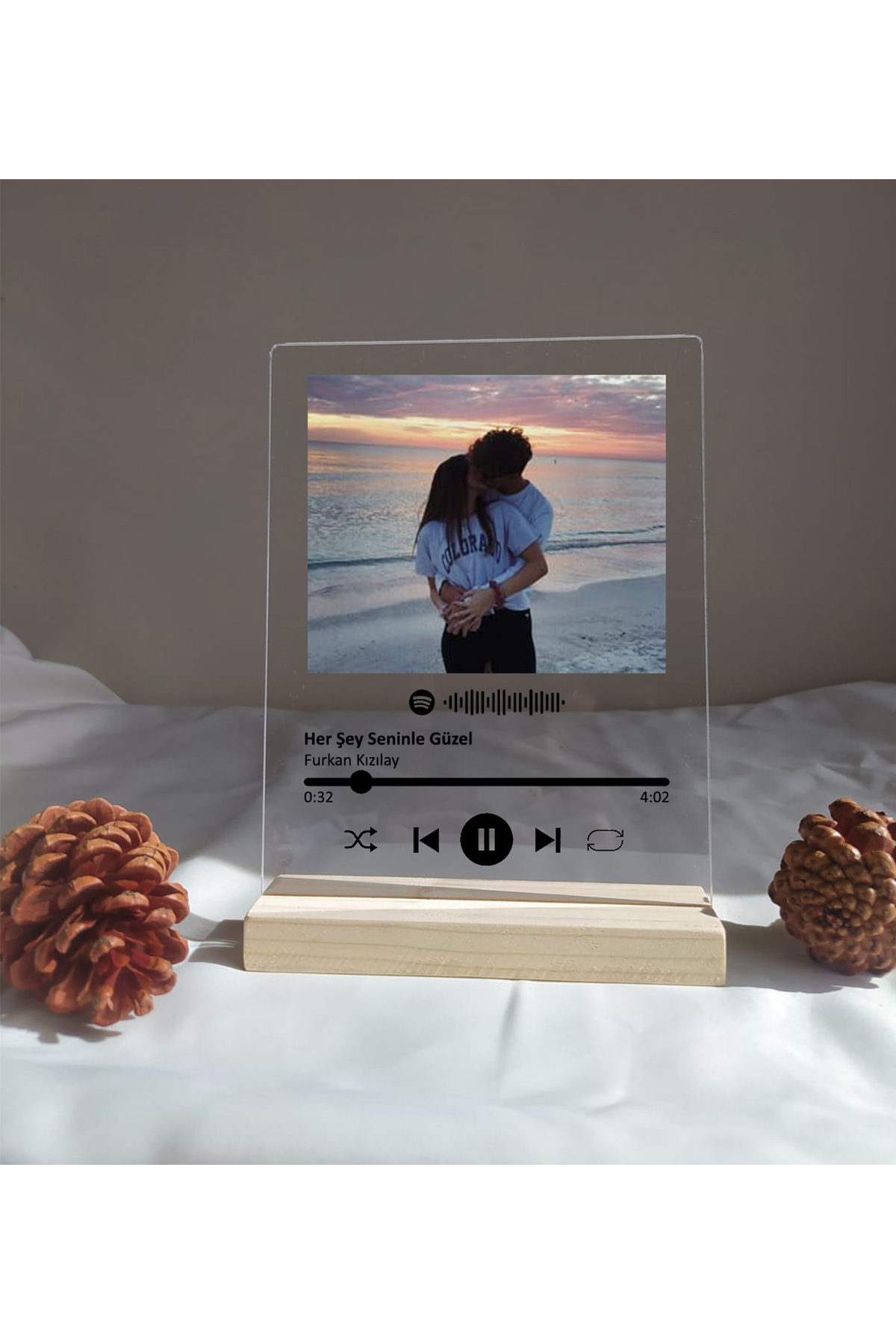 رکورد سورلیس با بارکد Spotify شخصی شده، هدیه برای عاشق، هدیه برای دوست، تولد