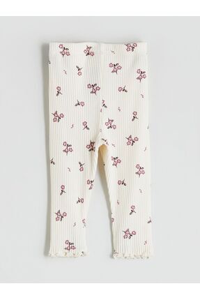 LCW baby Kız Bebek Sweatshirt ve Tayt 2'li Image 6