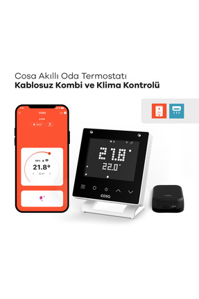Akıllı Oda Termostatı Kablosuz Kombi ve Klima Kontrolü v5 Image 0