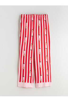 Vizyon Yeni Sezon Gömlek Yaka Çizgili Kadın Pijama Takımı Image 7