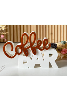 3D Kahve Köşesi Coffee Bar Dekoratif Obje Biblo Image 3