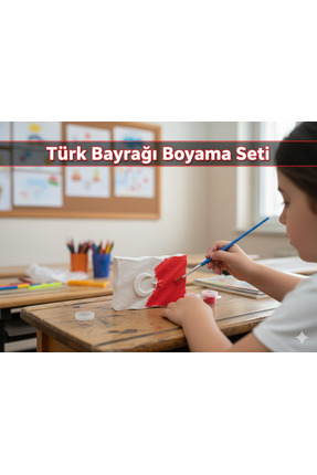 Türk Bayrağı Beton Boyama Seti Image 0