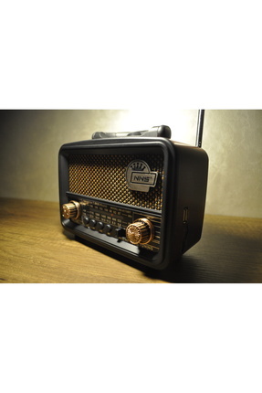 Nostaljik Radyo | FM - MP3 - BLUETOOTH - AUX | Telefona Bağlanabilir | Şarjlı | Uzun Kullanım Süresi Image 4