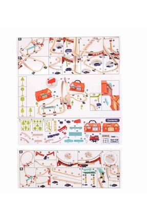 69 Parça Taşıma Kutulu Tren Seti – Pilli Çantalı Image 3