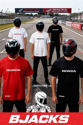 Honda Tutkunlarına Özel 5'li Paket Honda Baskılı Premium Tişört Seti Image 2