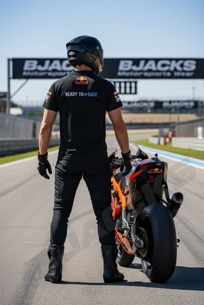 KTM Ready to Race MotoGP Clima Cool Polo Yaka Yarış Özel Premium Tişört Image 2