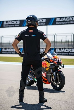 KTM Ready to Race MotoGP Clima Cool Polo Yaka Yarış Özel Premium Tişört Image 1