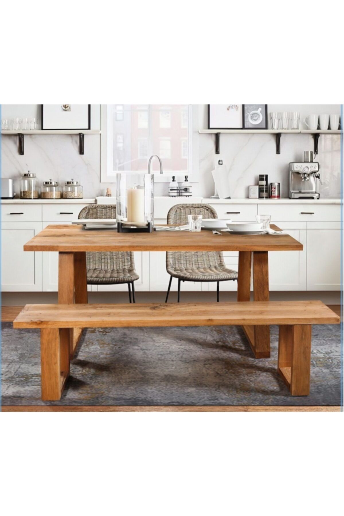 Woodart Yemek Masası Ve Bench
