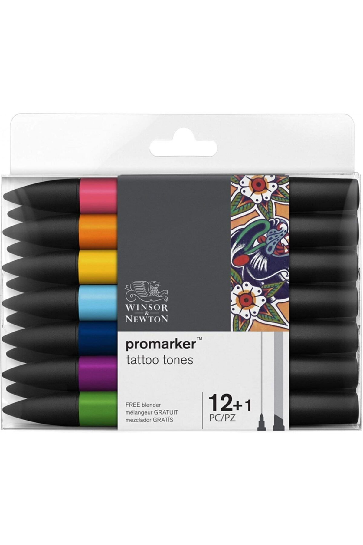 Winsor Newton Promarker 12'li Tattoo Tones