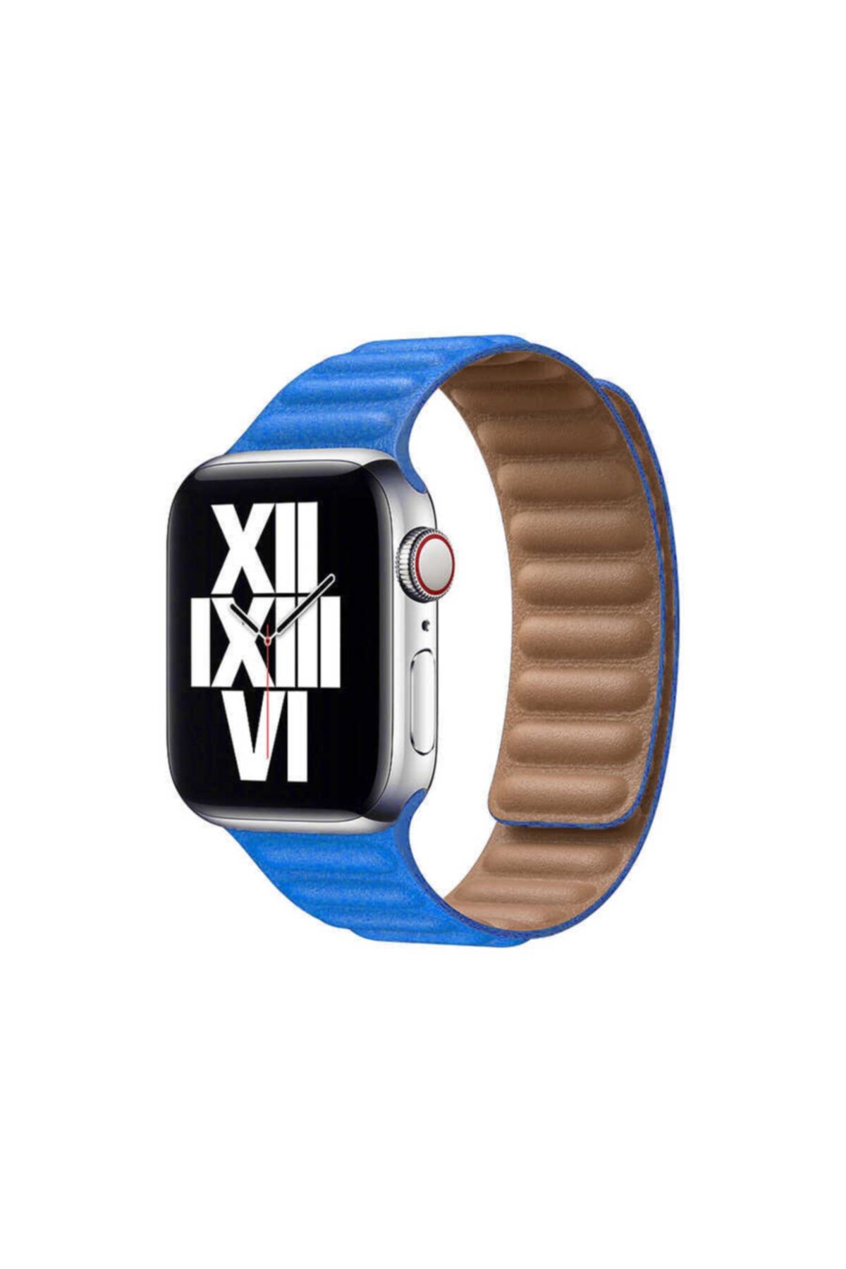 noktaks apple Watch Uyumlu 40mm Deri Kordon Kayış Akıllı Saat Kordonu