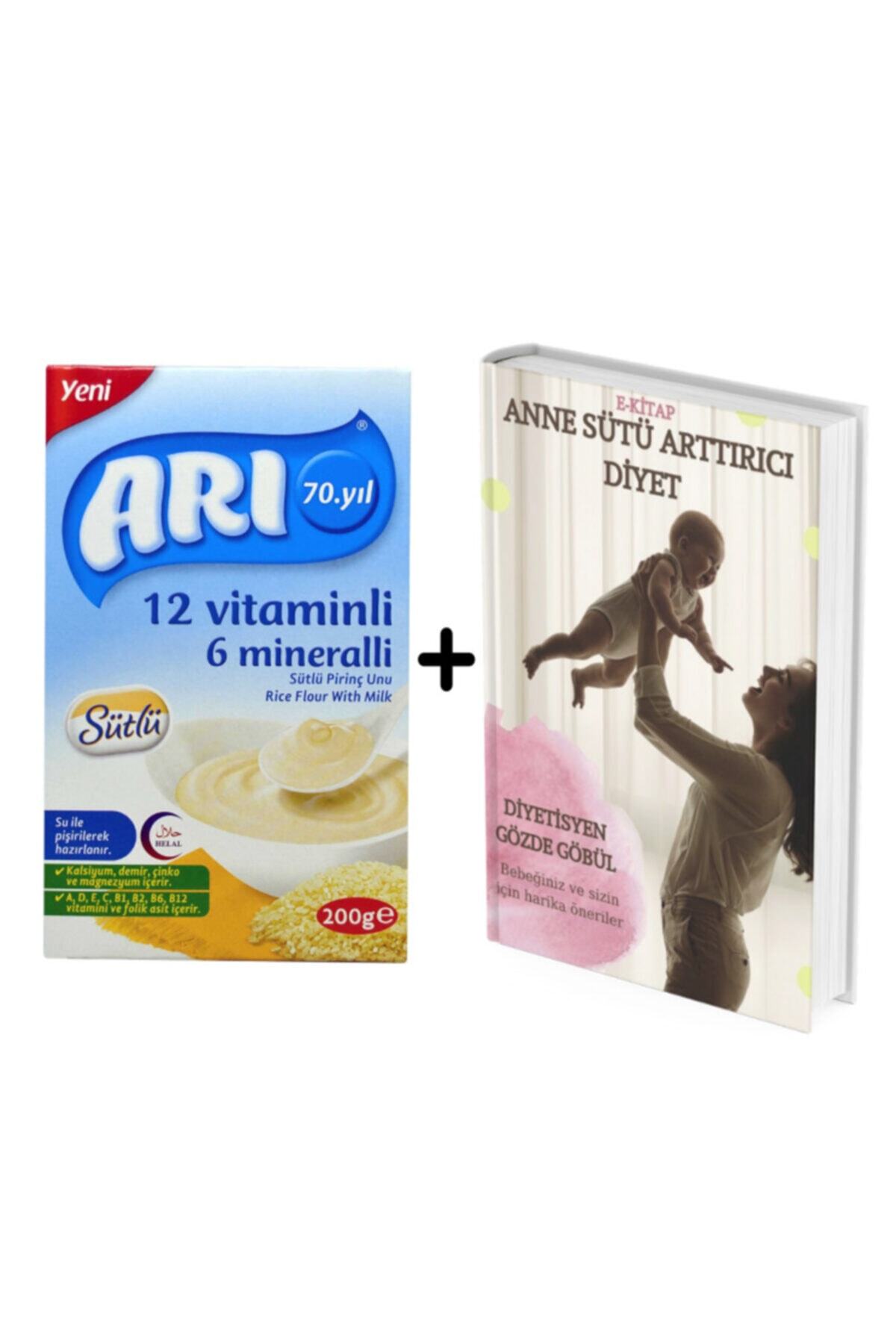 Arı Mama 12 Vitamin 6 Mineralli Sütlü Kaşık Maması+ Anne Sütü Artırıcı Beslenme E-kitabı