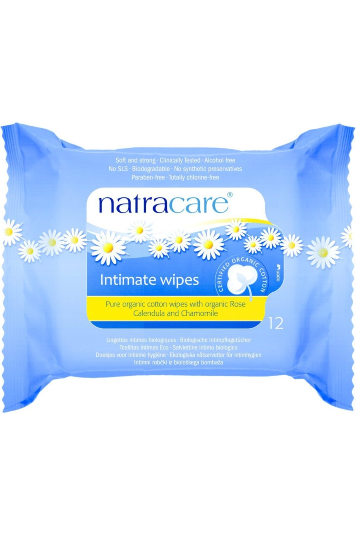 Natracare Organik Intim Mendil (12 Adet) -